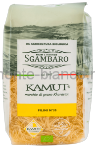 Макаронные изделия Sgambaro BIO Kamut Филини №35, Италия