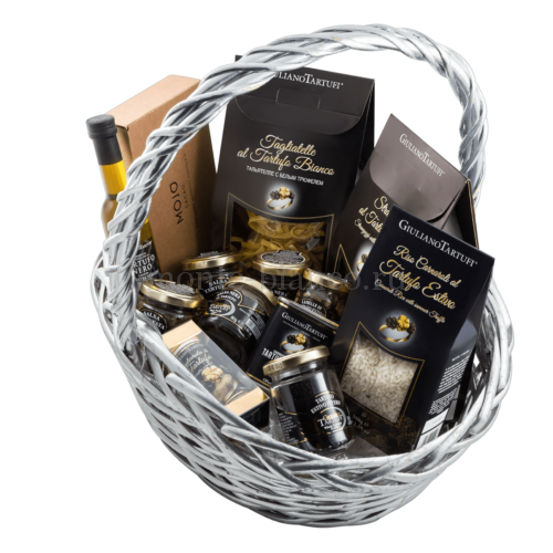 Подарочная корзина Трюфели большая с конфетами