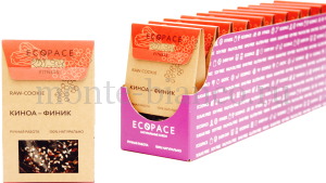 RAW Cookie EcoSpace Киноа-Финик FITNESS, Россия
