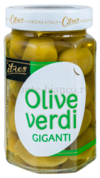 Оливки зеленые Citres гигантские с косточкой, Италия