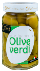 Оливки зеленые Citres с косточкой Verdi , Италия