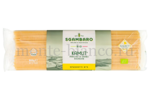 Макаронные изделия Sgambaro Спагетти №5 КАМУТ БИО,  Италия