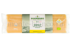 Макаронные изделия Sgambaro Спагетти №5 КАМУТ БИО, Италия