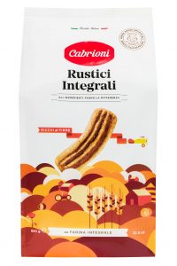 Печенье Cabrioni из целенозерновой муки 650 гр, Италия