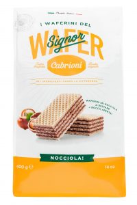 Вафли Cabrioni с ореховой начинкой 400 гр, Италия