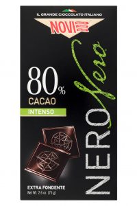 Шоколад Novi Nero горький 80% какао 75 г, Италия