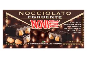 Шоколад Novi темный с фундуком 130 г, Италия