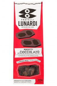 Печенье Fratelli Lunardi с шоколадом 200 гр, Италия