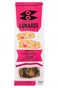 Печенье Fratelli Lunardi с мюсли и семенами 200 гр, Италия