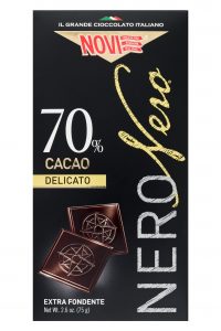 Шоколад Novi Nero темный 70% какао 75 г, Италия