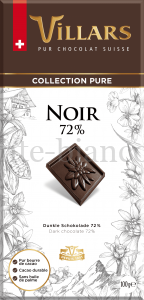 Шоколад Villars горький 72% 100 г, Швейцария
