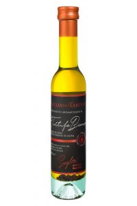 Масло оливковое Giuliano Tartufi LUXURY c кусочками трюфеля Бьянкетто ароматизированное Extra Vergine 100 мл, стекло, Италия