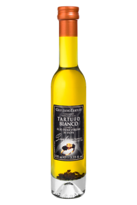 Масло оливковое Giuliano Tartufi LUXURY c кусочками трюфеля Бьянкетто ароматизированное Extra Vergine 100 мл, стекло, Италия